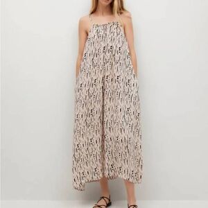 Mango Abstract Print Dress